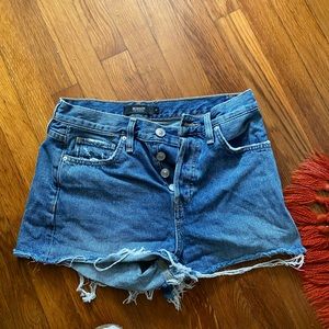 Hudson jean shorts blue